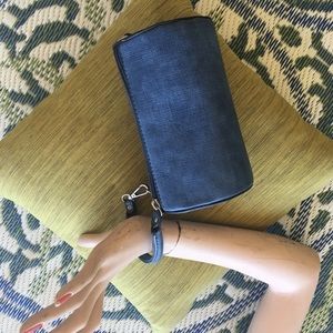 Wristlet bag, Jean color like, and look,